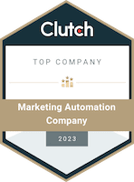 Top Marketing Automation Company by Clutch 2023